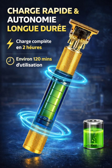 Tondeuse de Précision Sans Fil – Finitions Nettes & Barbe Parfaite