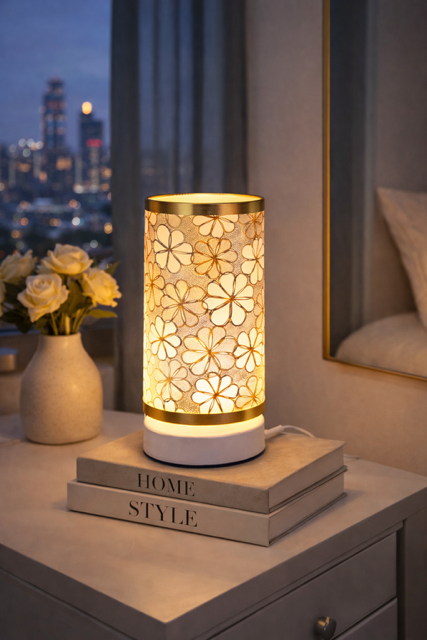Lampe LED Décorative Nordique – Lampe en Tissu USB