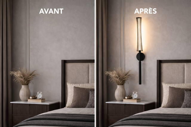 Applique murale LED rechargeable MurÉclat Aura 66 – Sans fil, télécommande, éclairage chaleureux