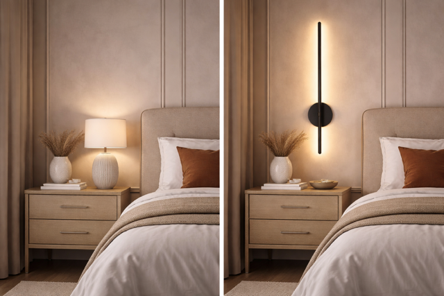 Applique Murale LED Sans Fil MurÉclat™ Linéa – Rechargeable USB avec Télécommande (50cm & 80cm)